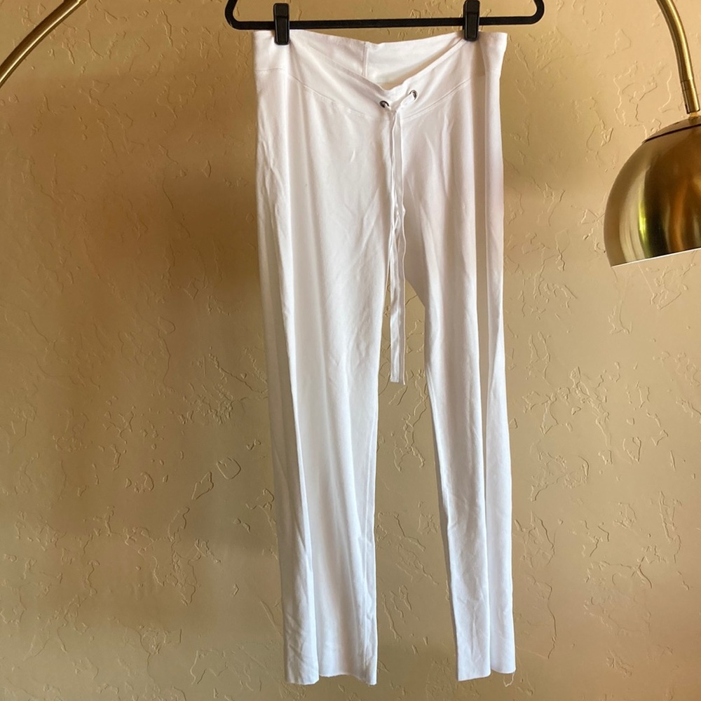NEW SEATON white cotton, palazzo pants size medium
